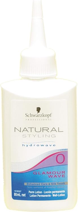 Schwarzkopf Natural Styling Glamour Wave 0 Hair Perm Lotion, 0.09 kg,80 ml,4045787131093