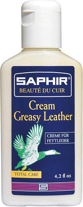 Saphir Greasy Leather Cream 125ml ((02) NEUTRAL)