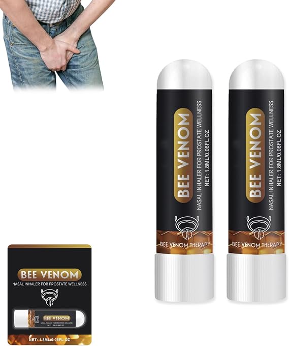 Biancat Prostavibe Bee Wellness Inhaler, Beeboom Nasal Inhaler for Prostate Wellness, Prostate Wellness Nasal Inhaler, Beeboom Nasal Inhaler Stick, Taileden Nasal Inhaler Stick Aromatherapy (2PCS)
