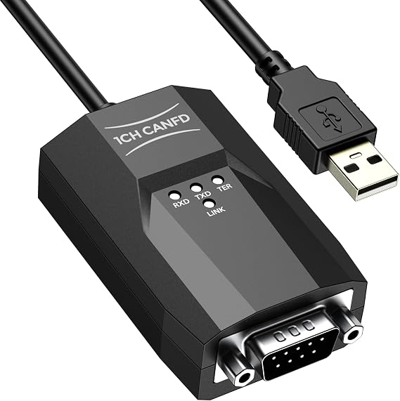 USB to CAN Analyzer CAN FD Speed Up to 12M Isolated Against USB 2.5KV
