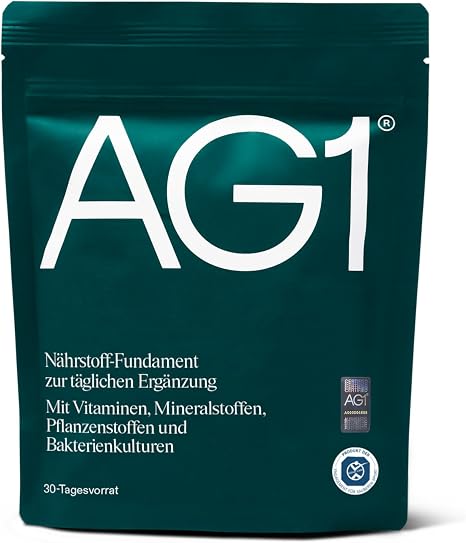AG1 green powder dietary supplement refill 70+ ingredients