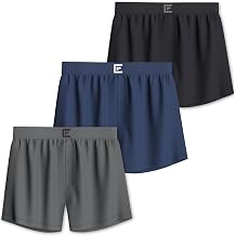 Pierre Calvini Mens Boxers Loose Fit (3/6-Pack) – Soft Jersey Cotton Mens Underwear – Breathable, Lightweight & Tag-Free Men's Boxer Shorts with Stay-Put Waistband for All-Day Comfort & Freedom