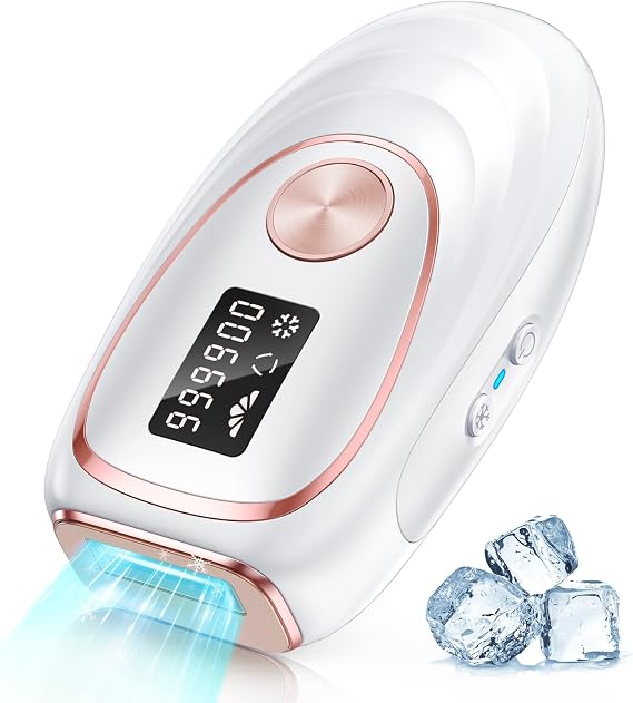 Haarlosy IPL Laser Hair Removal Device for Women Men Ice Cooling Painless