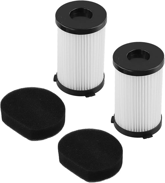 High Efficiency Washable Filters for TECHWOOD TAS-9055, TAS-9035 and VA20 Vacuum Cleaners, 99.97% Particle for Pet Hair and Dust, Reusable Replacement Parts with Sponge, 2 or 4 Pack