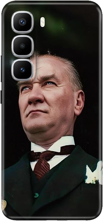 Infinix Hot 60 Pro Plus ile Uyumlu Kılıf, Mustafa Kemalim Temalı Desenli, Darbe Emici Silikon