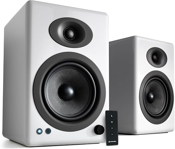 Audioengine A5 Plus Bookshelf Speakers, 150W Bluetooth