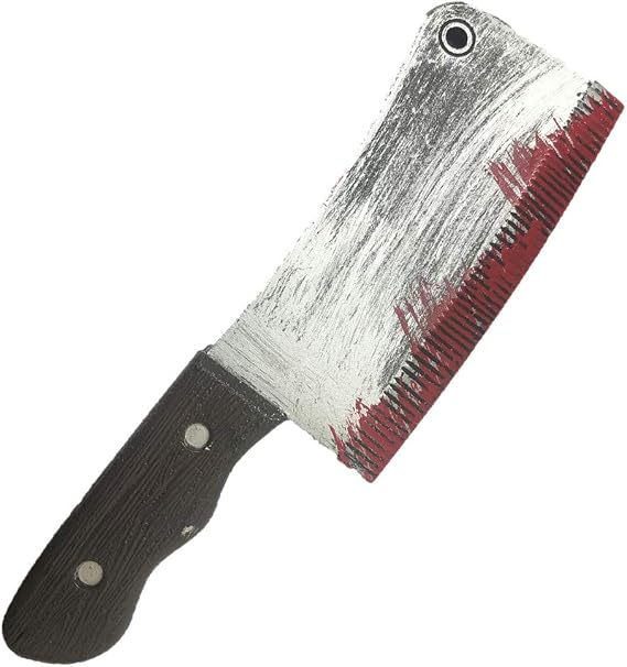 Plastic Fake Mini Butcher Knife Halloween Costume Fancy Dress Adults Horror