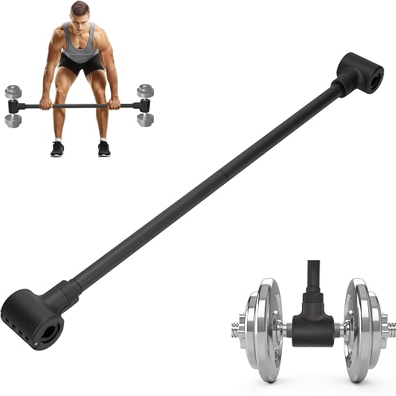 tonchean Dumbbell Converter Bar 102cm Length Up to 80kg Weight Capacity