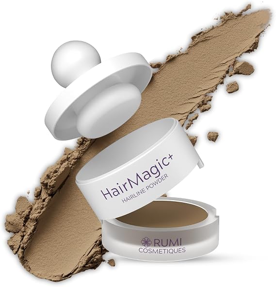 Rumi Cosmetiques HairMagic+ Root Touch Up Powder for Women, Natural Blonde