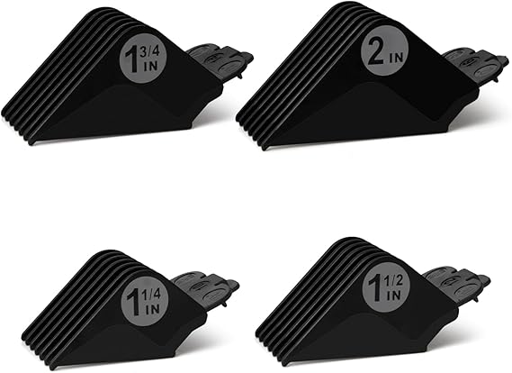 Wowteam Clipper Guards Set for Wahl 16 14 12 10, Black