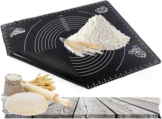 BUFFER Silikon Çok Amaçlı Geniş Hamur Matı Hamur Açma Matı 40 * 50 cm