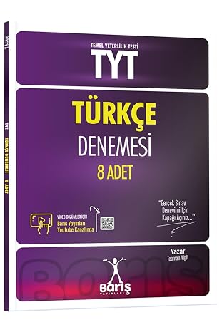 Barış Yayınları TYT Türkçe Denemesi 8 Adet