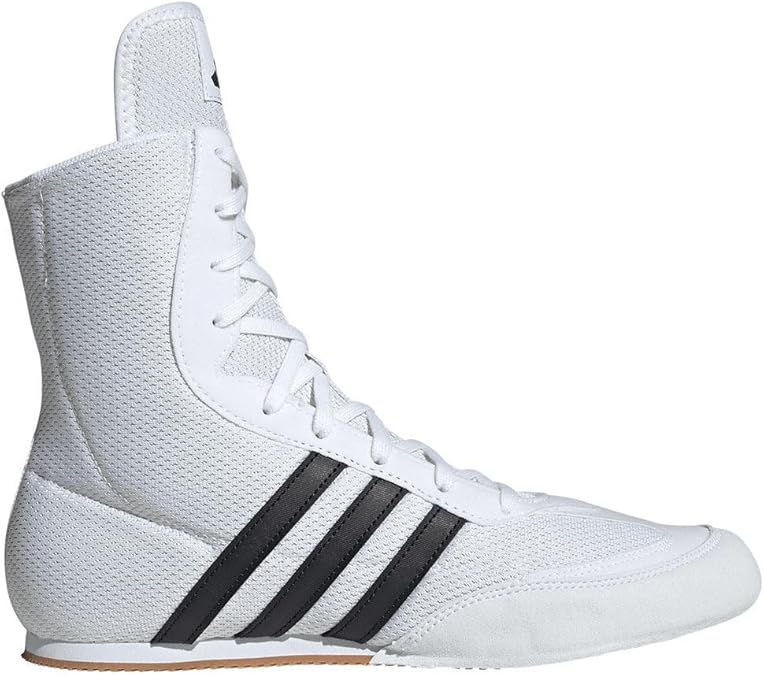 adidas Men's Box Hog 2 Boxing Boots, White/Black, 8 UK