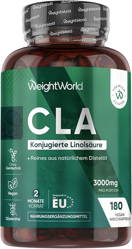 WeightWorld CLA Soft Capsules 3000 mg CLA per Serving - 180 Vegan Softgels