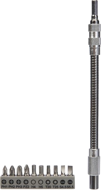 Bosch - 10 Parça Vidalama ve Uzatma Adaptörü (20 cm)