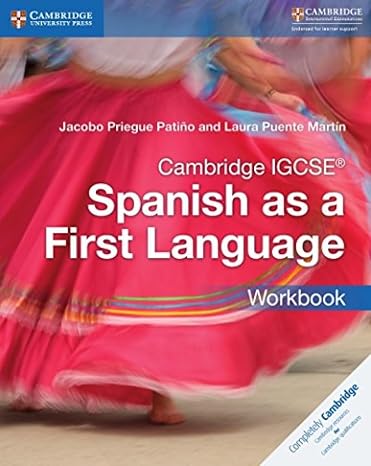 Cambridge IGCSE® Spanish as a First Language Workbook (Cambridge International IGCSE)