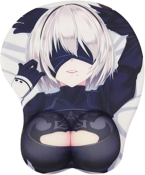 Computer 3D Mouse Pad - Cute Office Mouse Pad with Wrist Support - Sexy Anime Kawaii Gaming Mouse Pad