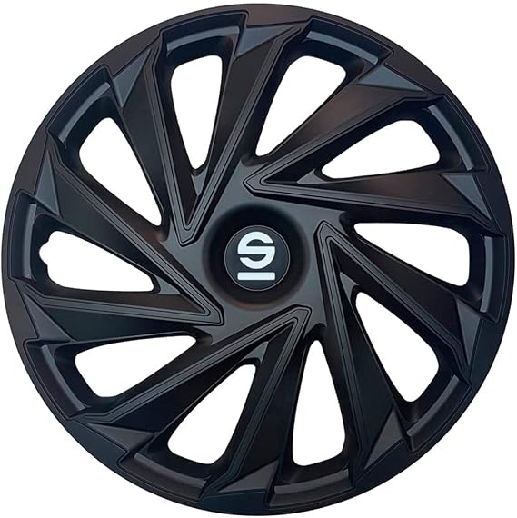Sparco Wheel Covers Varese - 14-inch - Black - Set of 4 pieces