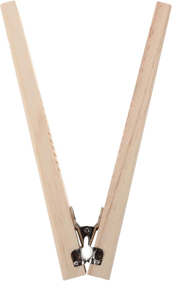 Portable Nut Cracking Tool for in-Shell Nuts with Wear-Resistant Wood and Metal Construction, Effortless Operation for Kitchen and Parties