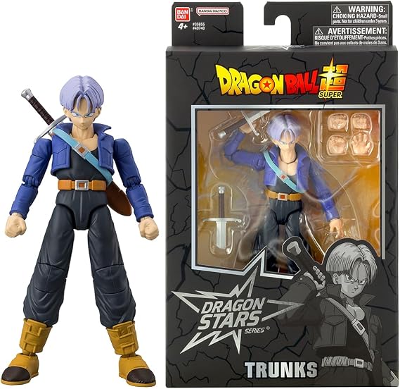 BANDAI Dragon Ball – Future Trunks Action Figure 17 cm – Inspired by the Dragon TV Series – Articulated and Multi-Coloured – Model 40740