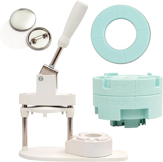 We R Memory Keepers 660524 Button Press Kit, White and Green,