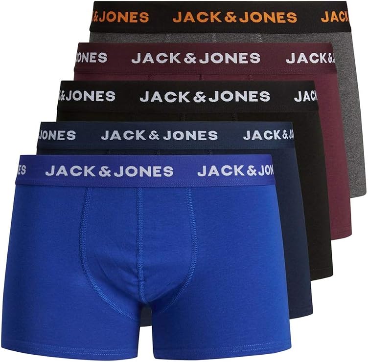 Jack&Jones Plus Jacoliver Trunks 5 Pack Noos PS Bxer Men