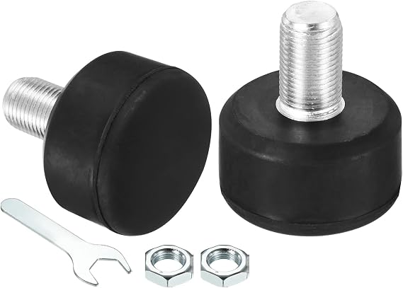 PATIKIL Roller Skate Toe Stops with Bolts, 82A Rubber Brake Stoppers Block Round for Roller Skate Accessories Replacement