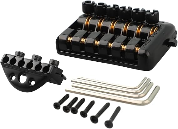 6 String Headless for bridge Fixed Tailpiece 75.5mm Zinc 6 String(A)