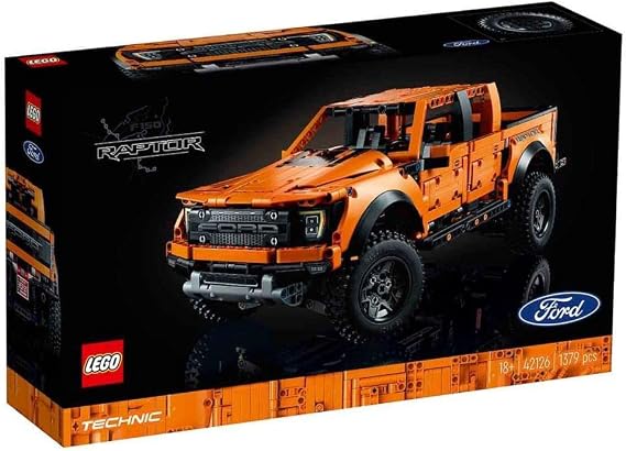 LEGO® Technic Ford® F-150 Raptor 42126 - Yetişkinler İçin Etkileyici bir Ford Kamyonet Model Yapım Seti (1379 Parça)
