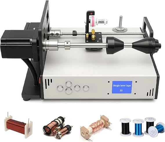 Automatic Coil Winding Machine with Auto-Wire Alignment for Transformer and Wire Applications