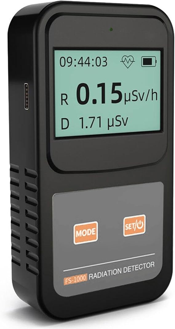 Geiger Counter Nuclear Radiation Detector - Radiation Dosimeter with LCD Display - Portable Handheld Beta Gamma X-ray Radiation Tester Dosimeter Meter