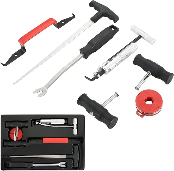 DASBET Windshield Removal Tool Kit 7PCS Car Windscreen Disassembly Set