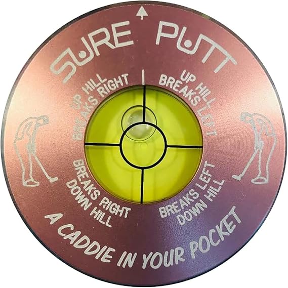 Pro - Golf Putting Aid & Green Reader - Pink