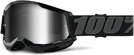 100% Strata 2 Cycling Glasses Black Dark Lens