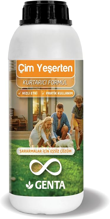 Genta Çim Yeşerten 1 Lt. - Sararma Önleyici Kurtarıcı Formül