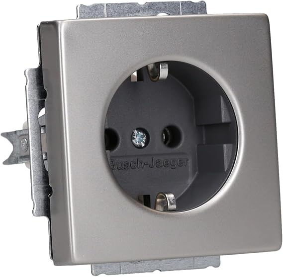 Busch-Jaeger 20 EUC-214 Steel SCHUKO socket insert [Energy Class B]