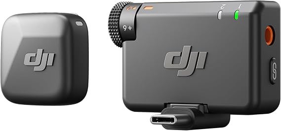 DJI Mic Mini (1 TX + 1 RX), Ultralight, Detail-Rich Audio