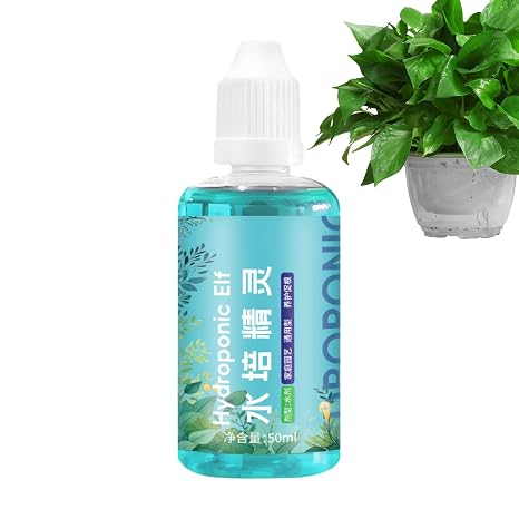 Hydroponic Nutrient Solution, Indoor Plant Fertilizer 50ml, Plant Food For Hydroponics Growing System And Potted Houseplants, Plant Fertilizer
