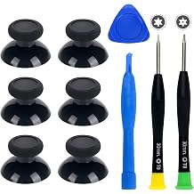 Larfraecy Replacement Thumbsticks Joystick Grips Repair Kit for Xbox Series X/S/Xbox One Controller,Custom Analog Stick Kit Compatible with XboxOne S/X Controller&Standard Wireless Controllers