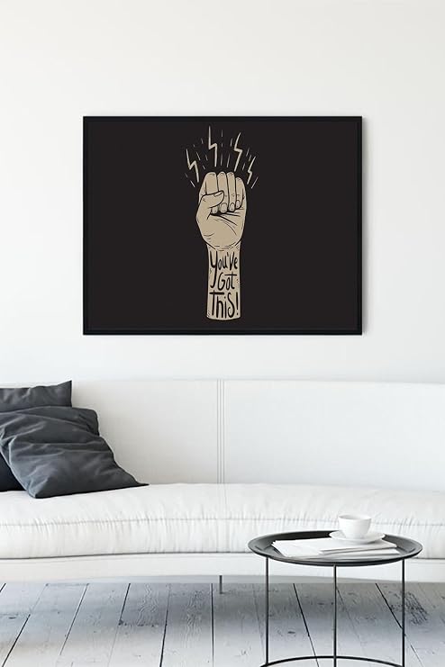 Postermanya (pster12727) You've Got This Motivasyon Çerçeveli Tablo (21x30cm)