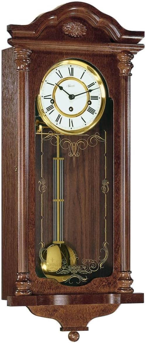 Hermle Pendulum Mechanical Westminster Chime Wall Clock - Fulham - 70509-030341