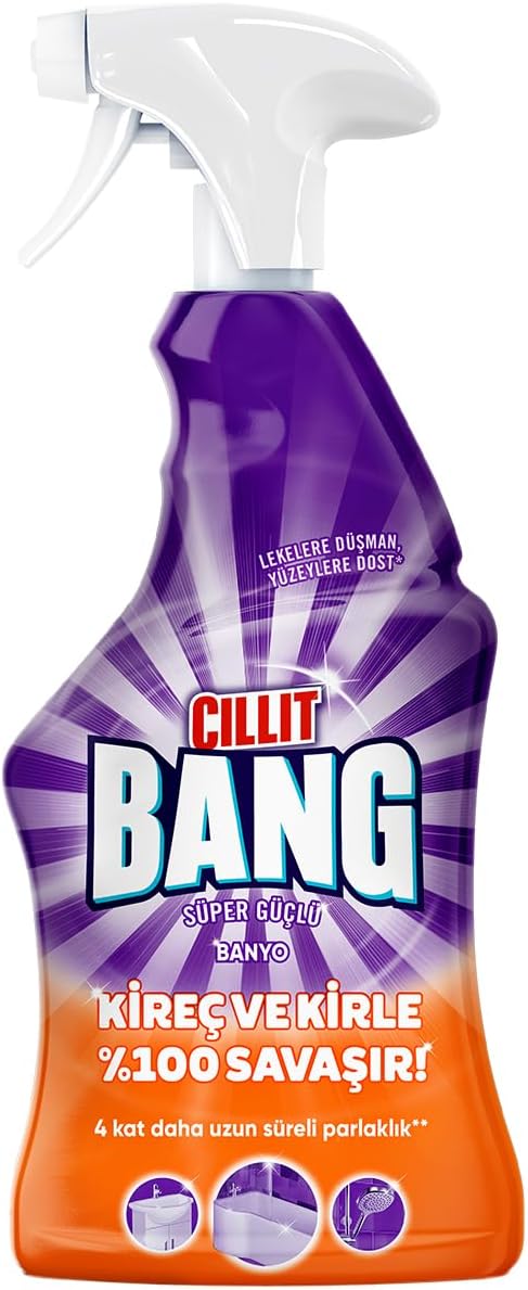 Cillit Bang Süper Güçlü Kir ve Kireç Çözücü Sprey (1 x 750 ml)