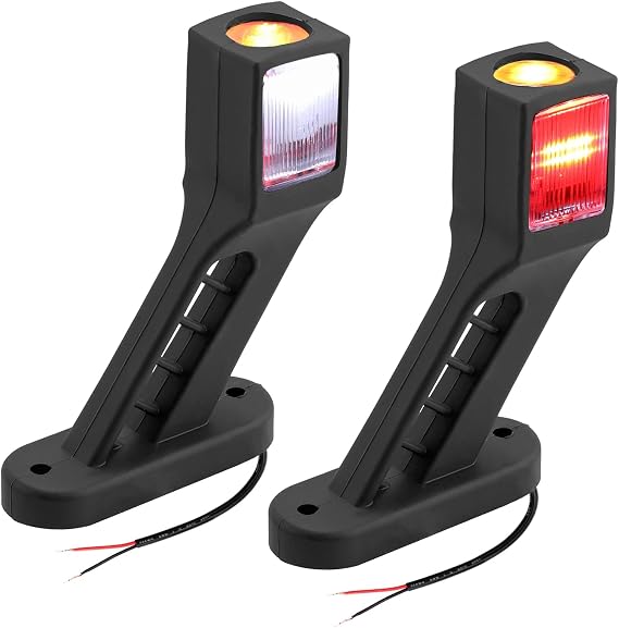 2PCS LED Side Marker Lights,LED Trailer Side Light 140mm For 10-30V