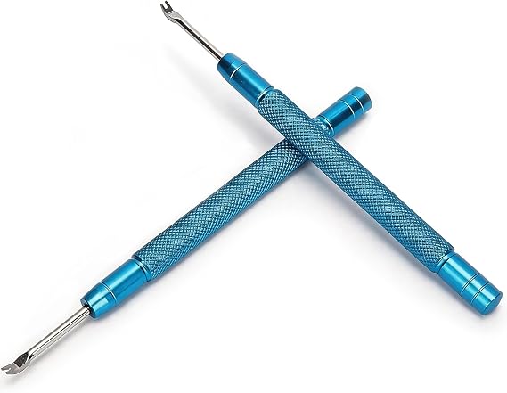 2PCS Professional Watch Hand Remover Tools Set, Multifunction Watchmaker Repair Kit for Removing/Setting Watch Hands, Stainless Steel with Non-Slip Handle, Watch Repair Accessory