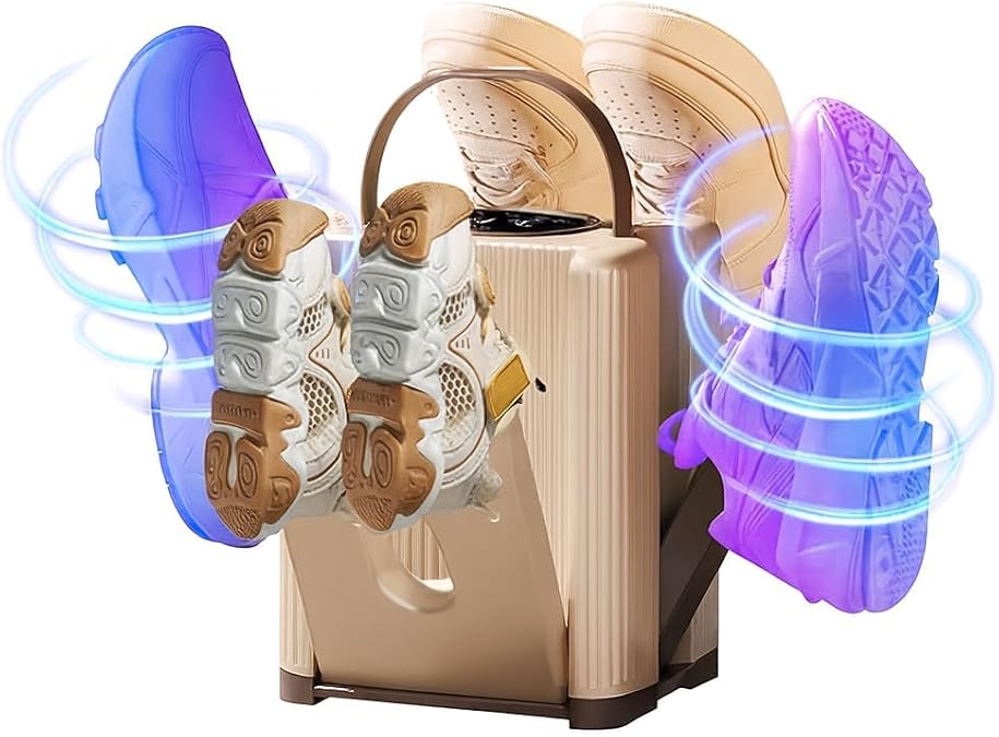 6 Arm Boot Dryer Shoe Dryer with Timer and Antibacterial Function Socks Glove Football Boot Shoe Care Products UK Warmers Trainer Drier