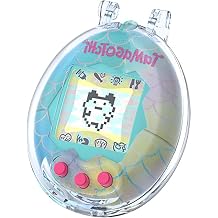 GIOPUEY Case Compatible with Tamagotchi Original, Highly Transparent Cover, Hard PC Material Phone Case, No Yellowing, No Fading - transparent blue