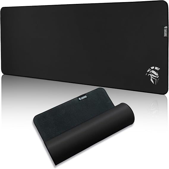 Throne Dark Black 80X30CM Hybrid Kumaş - 4mm Kalınlık - Özel Yüzey Altı Dikiş - Kaydırmaz Zemin Xl Premium Mousepad
