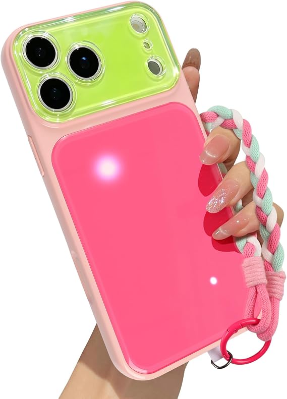 for iPhone 17 Pro Max Case,Red Yellow