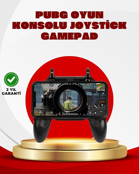 YamanHobi PUBG Mobile Uyumlu Joystick ve Parmak Tetikli Oyun Gamepadi