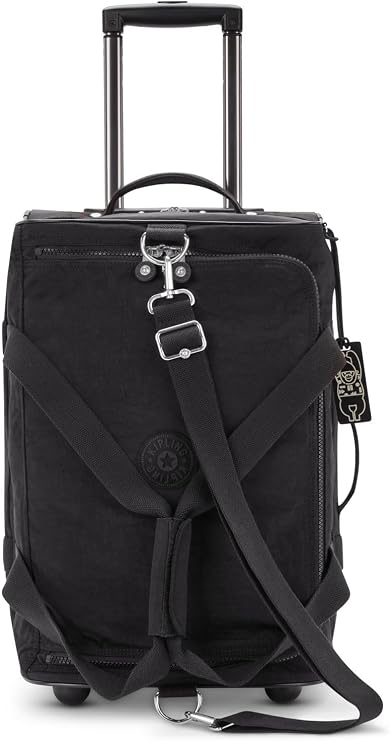 Kipling TEAGAN US Small wheeled duffle, Carry On, Black Noir (Black)
